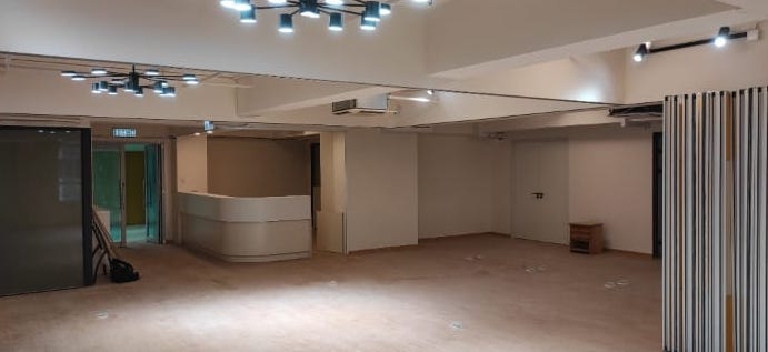 香港空置辦公空間出租:九龍灣共享辦公室,品牌為工程案例,由裕利工程設計。